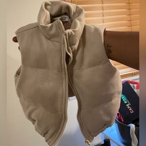 12-18 month tan baby vest